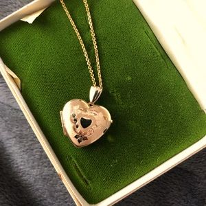Gold Heart Locket